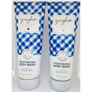 2-Bath & Body Works~Gingham~Moisturizing Body Wash 10 oz